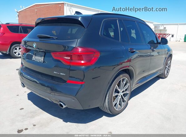 5UXTY3C08L9B36994 2020 BMW X3 Черный Задняя правая четверть