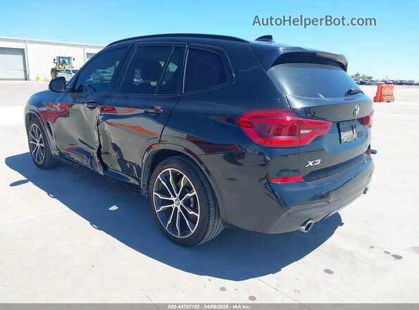 5UXTY3C08L9B36994 2020 BMW X3 Черный Задняя левая четверть