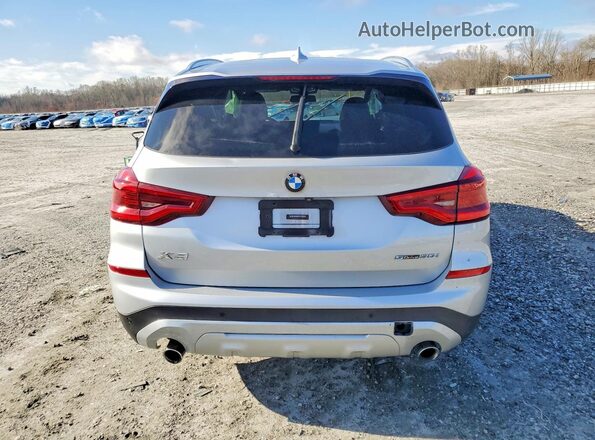 5UXTY3C08L9D32272 2020 BMW X3 Silver უკანა ხედი