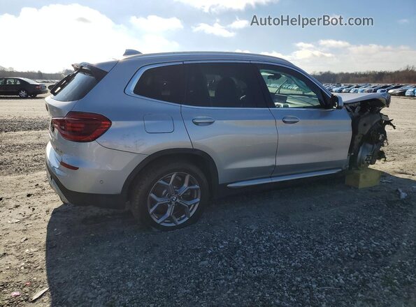 5UXTY3C08L9D32272 2020 BMW X3 Silver უკანა მარჯვენა