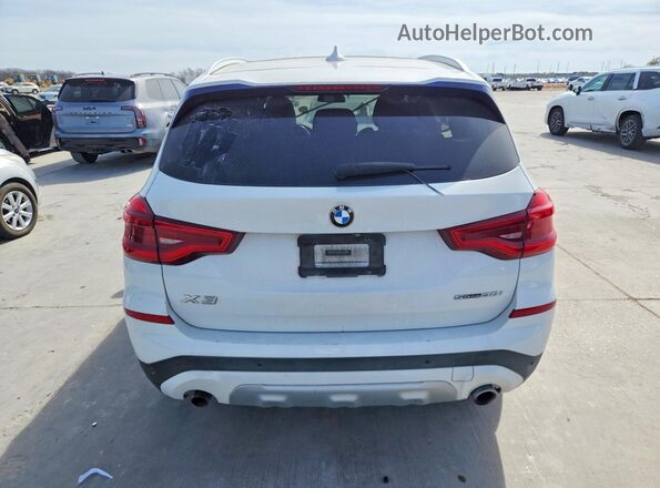 5UXTY3C08M9E39839 2021 BMW X3 White Vista trasera