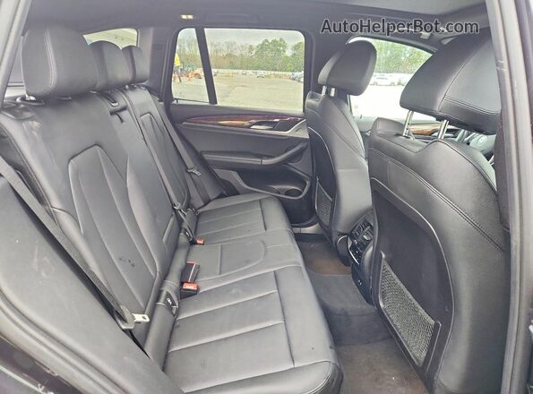 5UXTY3C09M9D75696 2021 BMW X3 Gray Rear seats view
