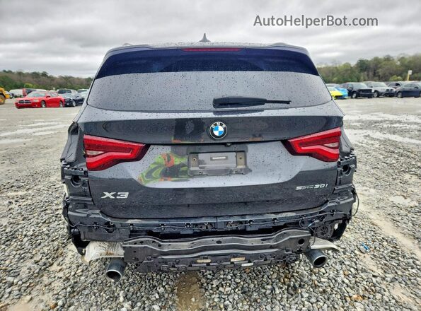5UXTY3C09M9D75696 2021 BMW X3 Gray Rear view