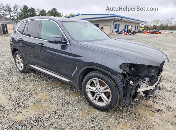 5UXTY3C09M9D75696 2021 BMW X3 Gray Front right
