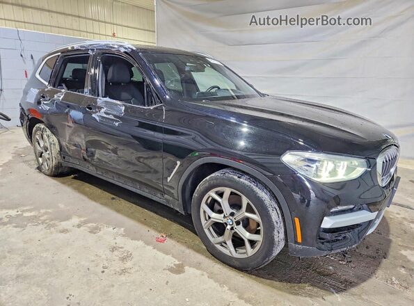 5UXTY5C00M9E82695 2021 BMW X3 Black წინა მარჯვენა