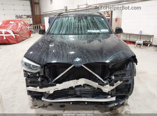 5UXTY5C03M9G11917 2021 BMW X3 Black Widok wnętrza z tyłu