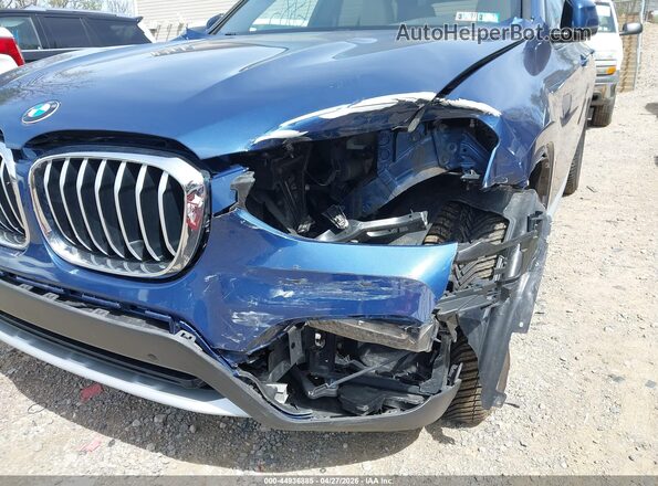 5UXTY5C05LLT33309 2020 BMW X3 Blue Դիմացի տեսք