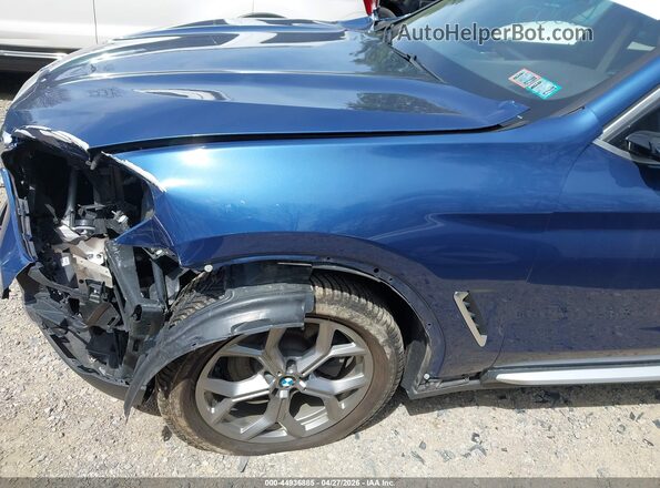 5UXTY5C05LLT33309 2020 BMW X3 Blue 