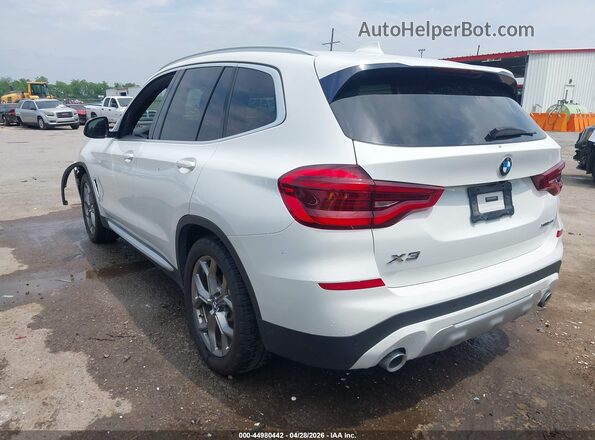 5UXTY5C06L9D42469 2020 BMW X3 Белый Задняя левая четверть