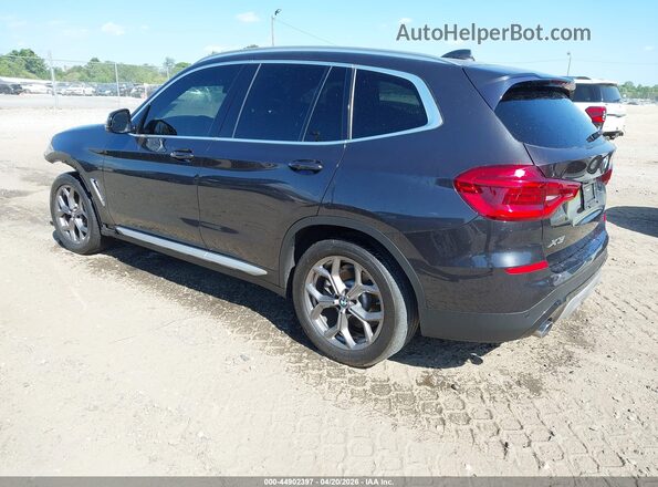 5UXTY5C07L9D50371 2020 BMW X3 Черный Задняя левая четверть