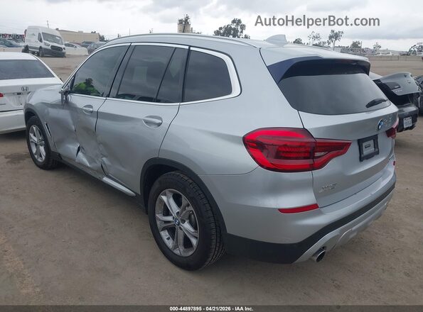 5UXTY5C07M9F07219 2021 BMW X3 Silver Задня ліва чверть