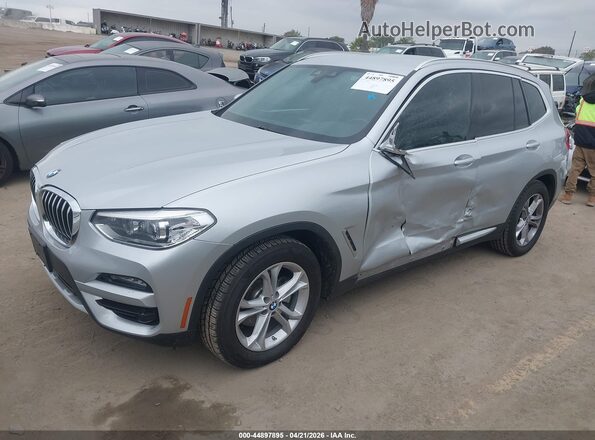 5UXTY5C07M9F07219 2021 BMW X3 Silver Передня ліва чверть