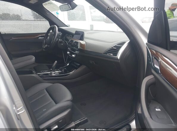 5UXTY5C07M9F07219 2021 BMW X3 Silver Вид салону спереду