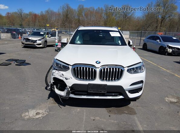 5UXTY5C09L9C60512 2020 BMW X3 White Вид щитка приладів