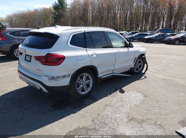 5UXTY5C09L9C60512 2020 BMW X3 White Задня права чверть