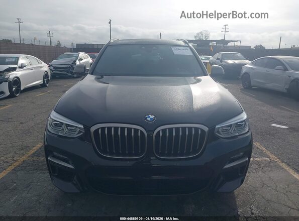 5UXTY9C02L9B25590 2020 BMW X3 Black Вид щитка приладів