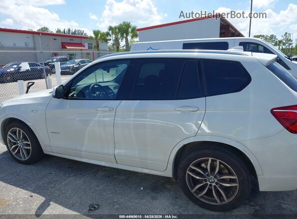 5UXWX7C34H0U44366 2017 BMW X3 White Widok wnętrza 360 stopni