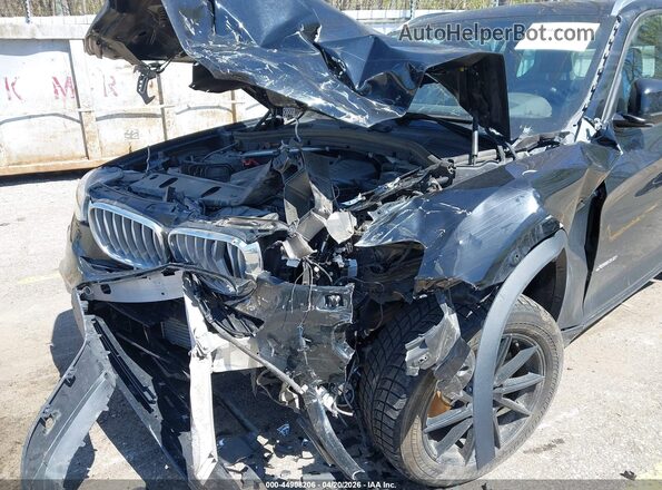 5UXWX7C5XH0U40873 2017 BMW X3 Black Widok z przodu