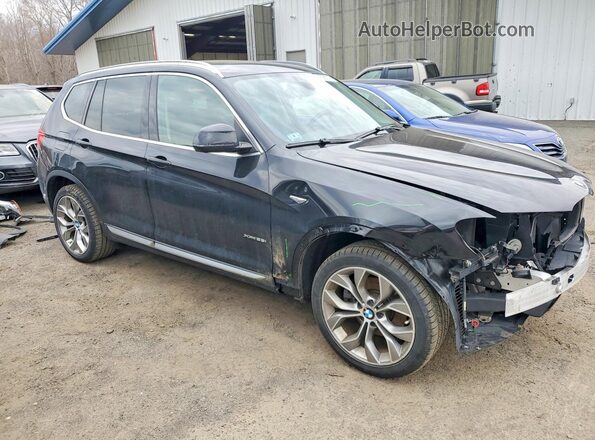 5UXWX9C55G0D67862 2016 BMW X3 Black წინა მარჯვენა