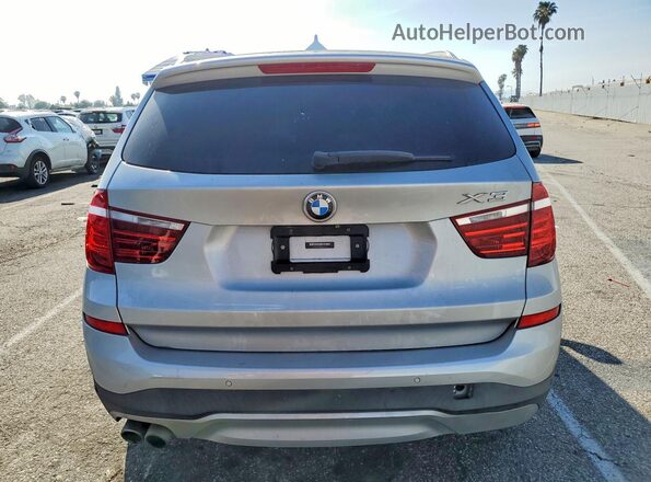 5UXWZ7C30H0V87356 2017 BMW X3 Silver Vista trasera