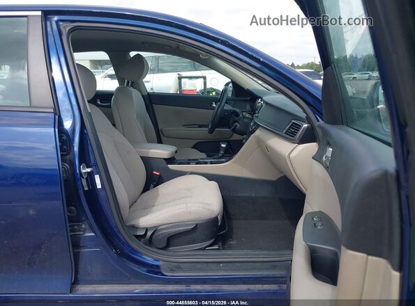 5XXGT4L39GG078627 2016 KIA OPTIMA Blue წინა სალონის ხედი