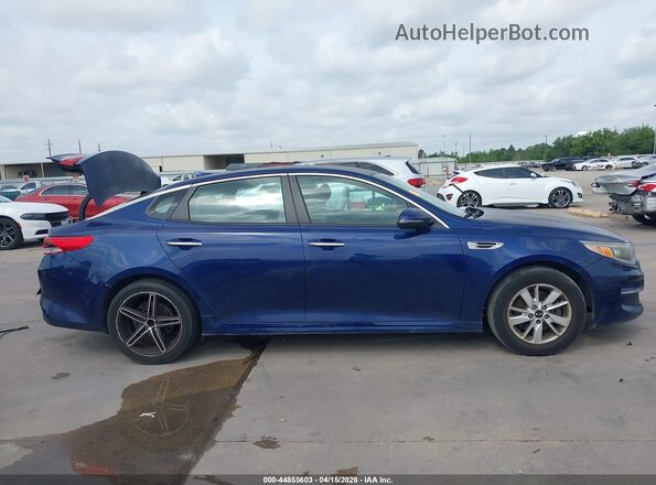 5XXGT4L39GG078627 2016 KIA OPTIMA Blue უკანა სალონის ხედი