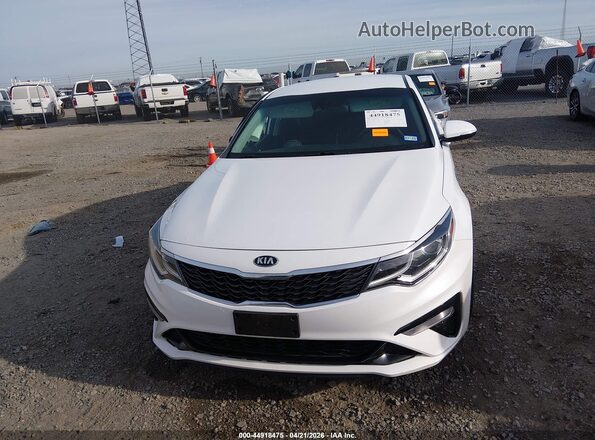 5XXGT4L3XLG435159 2020 KIA OPTIMA White Սարքավորումների վահանակի տեսք