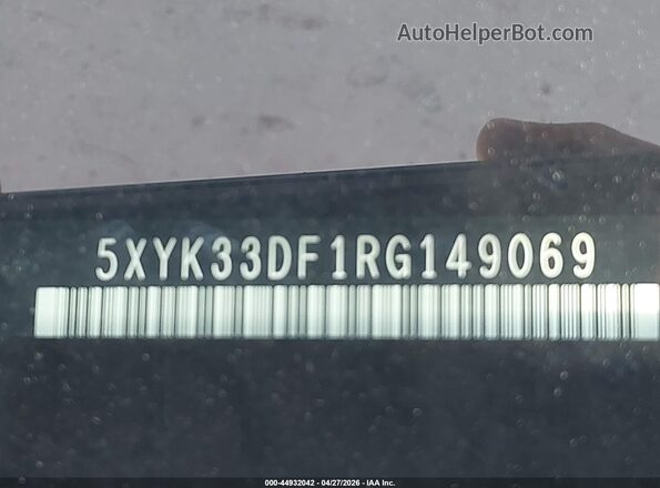 5XYK33DF1RG149069 2024 KIA SPORTAGE Gray 