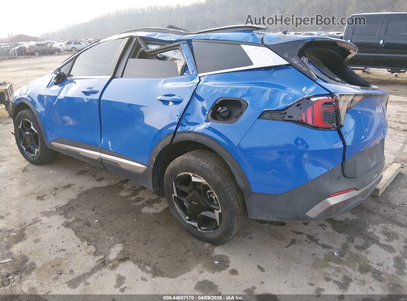 5XYK3CDF2TG345142 2026 KIA SPORTAGE Blue Trasero izquierdo