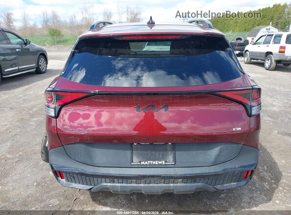 5XYK6CDF2SG279195 2025 KIA SPORTAGE Бордовый 