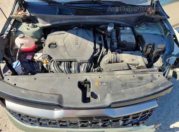 5XYK6CDF5RG204744 2024 KIA SPORTAGE Green ძრავის განყოფილების ხედი