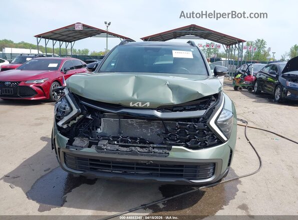 5XYK6CDF7RG198834 2024 KIA SPORTAGE Green Widok zestawu wskaźników