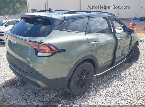 5XYK7CAF8PG081486 2023 KIA SPORTAGE Зеленый Задняя правая четверть