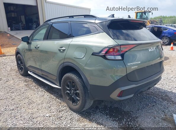 5XYK7CAF8PG081486 2023 KIA SPORTAGE Зеленый Задняя левая четверть