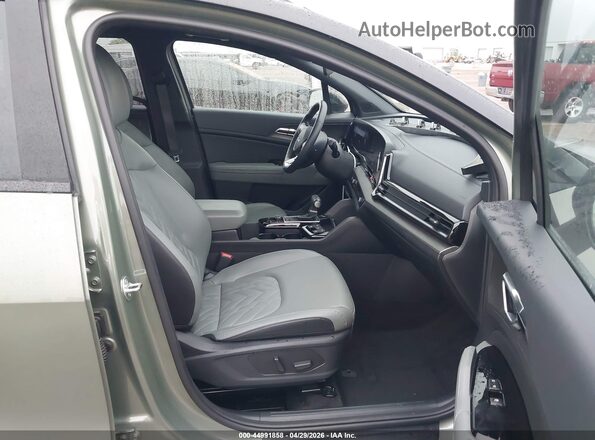 5XYK7CDF9RG204405 2024 KIA SPORTAGE Green წინა სალონის ხედი