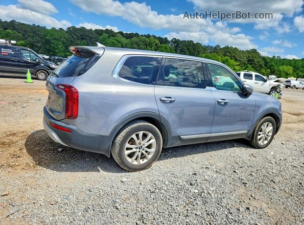 5XYP24HC2LG016584 2020 KIA TELLURIDE Silver Задня права чверть