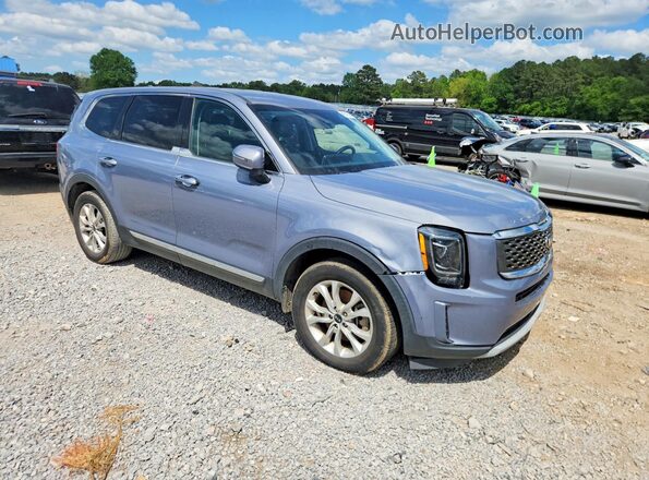 5XYP24HC2LG016584 2020 KIA TELLURIDE Silver Передня права чверть