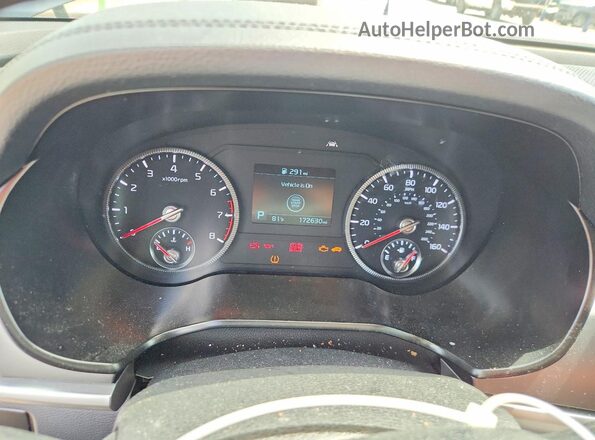 5XYP24HC2LG016584 2020 KIA TELLURIDE Silver Вид щитка приладів