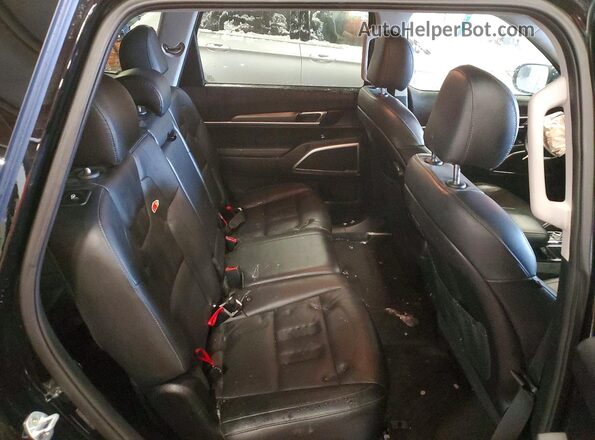 5XYP2DHC6MG126751 2021 KIA TELLURIDE Black უკანა სალონის ხედი