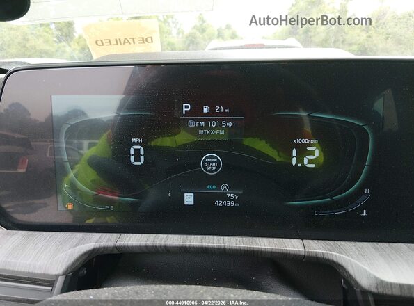 5XYP34GC8RG523108 2024 KIA TELLURIDE Gray უკანა სავარძლების ხედი
