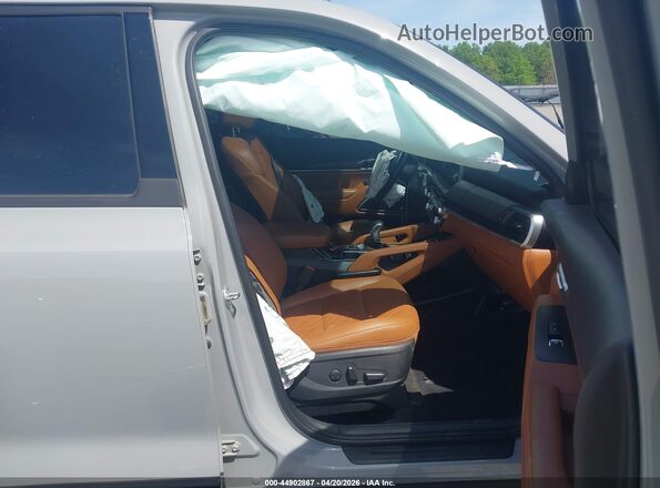 5XYP3DGC9RG492922 2024 KIA TELLURIDE Gray Widok wnętrza z przodu