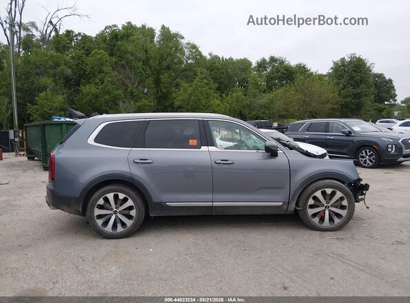 5XYP3DHC3LG080372 2020 KIA TELLURIDE Light Blue Vista interior de 360 grados