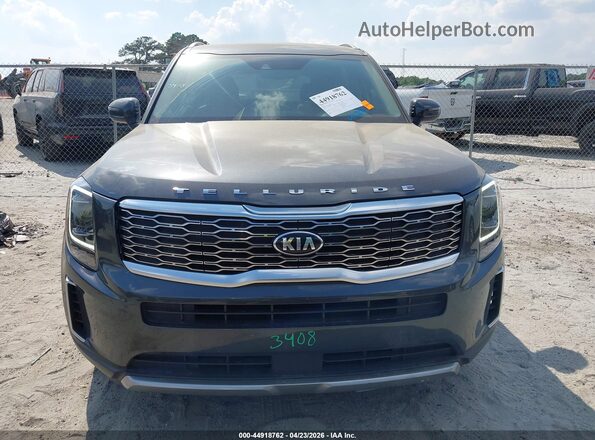 5XYP3DHC8LG002847 2020 KIA TELLURIDE Gray ხელსაწყოთა პანელის ხედი