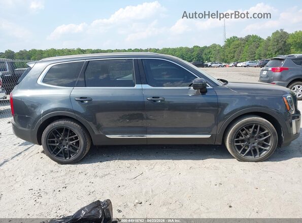 5XYP3DHC8LG002847 2020 KIA TELLURIDE Gray უკანა სალონის ხედი