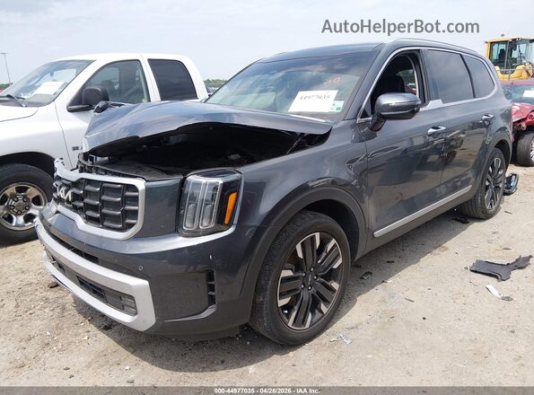 5XYP54GC2RG440056 2024 KIA TELLURIDE Gray Front left