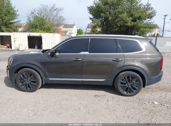 5XYP54HC1NG208976 2022 KIA TELLURIDE Зеленый 