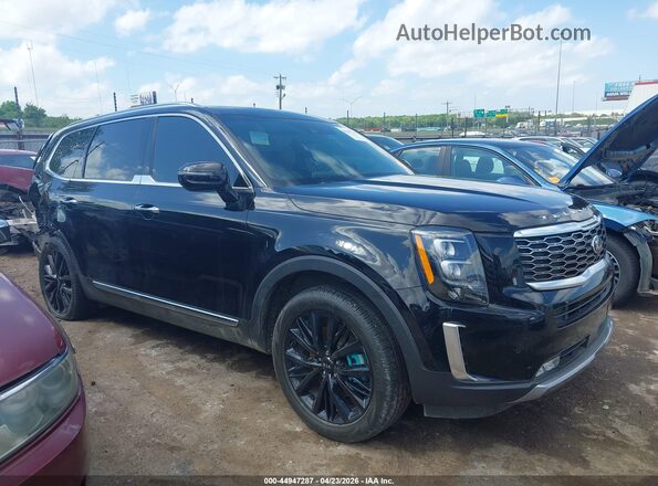 5XYP54HC3LG033143 2020 KIA TELLURIDE Черный Вид задней части салона