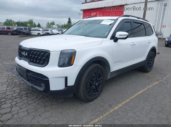 5XYP5DGC0RG561944 2024 KIA TELLURIDE White წინა მარცხენა ხედი სამი მეოთხედიდან
