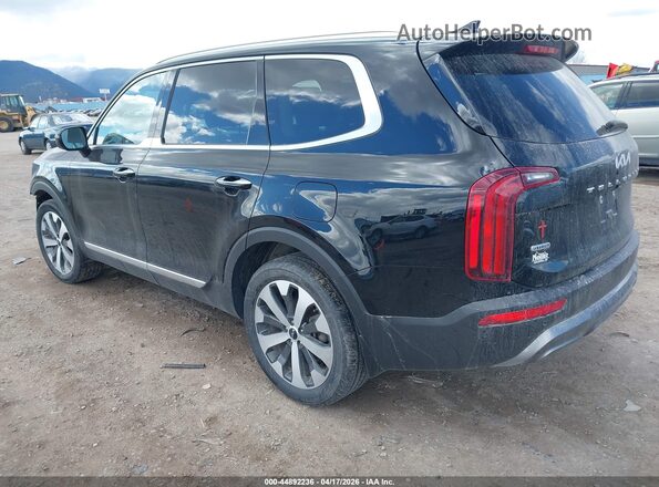 5XYP5DHC7NG322318 2022 KIA TELLURIDE Black უკანა მარცხენა