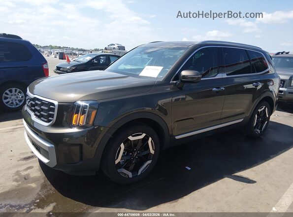 5XYP64GC7RG505397 2024 KIA TELLURIDE Brown Vista tres cuartos delantera izquierda